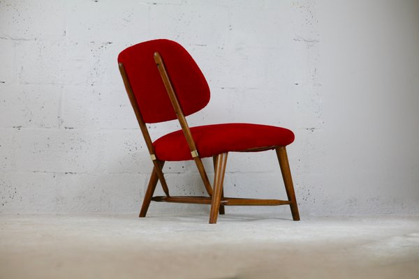 Teve Model Fireside Chair by Alf Svensson for Ljungs Industrier, Sweden, 1953-MAO-1056524