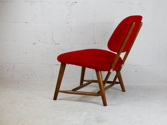 Teve Model Fireside Chair by Alf Svensson for Ljungs Industrier, Sweden, 1953-MAO-1056524