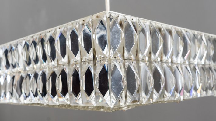 Textured Glass Chandeliers by J. T. Kalmar for Kalmar, Austria, 1950s, Set of 2-SPD-738787