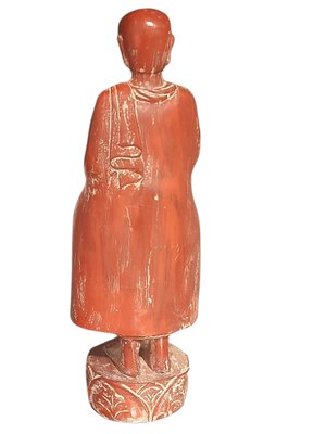 Thai Statue of Buddha, Carved Wood-TCS-1156175