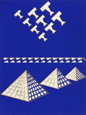 The Blue Cut V, Nivese, Screenprint-FMZ-1017003