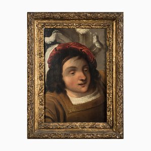 The Knight - Original Oil on Board by Pietro della Vecchia - 17th Century 17th Century-ZCI-756006