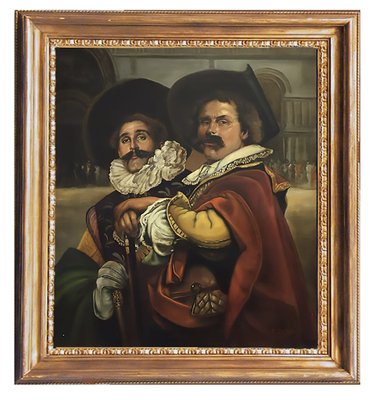 The Musketeers, French School, 2006, Oil on Canvas, Framed-YUW-1317018