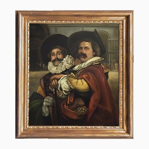 The Musketeers, French School, 2006, Oil on Canvas, Framed-YUW-1317018