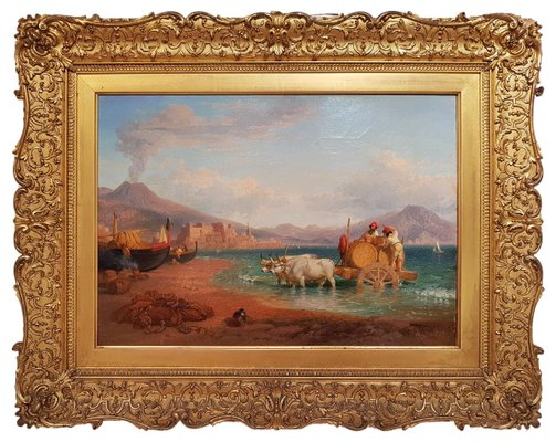 The Wagon of the Coopers in the Gulf of Naples with the Vesuvius on Background-ZCI-756369