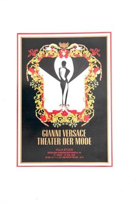 Theater Der Mode Poster by Gianni Versace for Villa Stuck, 1990s-RCE-1100000