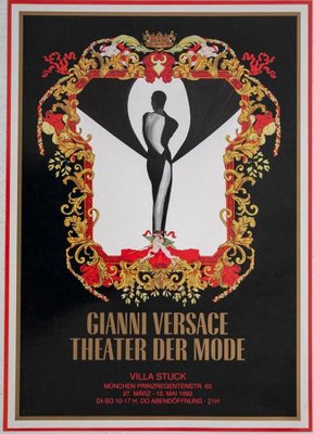 Theater Der Mode Poster by Gianni Versace for Villa Stuck, 1990s-RCE-1100000