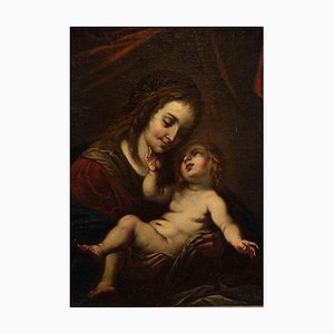 Theodor Mathon, Virgin with Child, Painting, 17th Century-ZCI-1758890