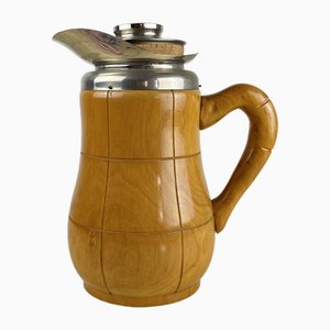 Thermos Decanter in Walnut Wood by Aldo Tura for Macabo, Milan, Italy, 1950s-YST-1730033