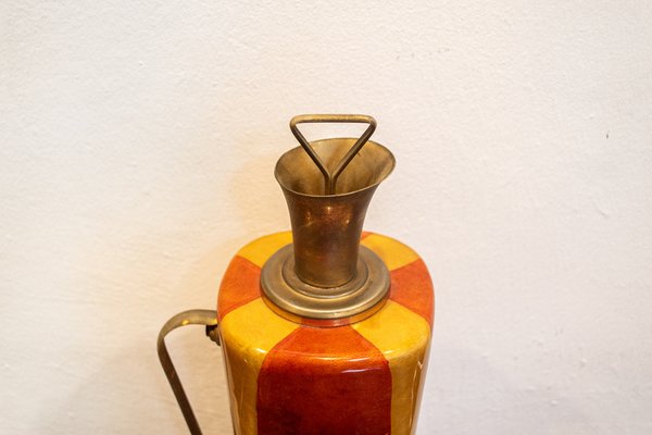 Thermos in Parchment by Aldo Tura, Italy, 1950s-VCV-1806409