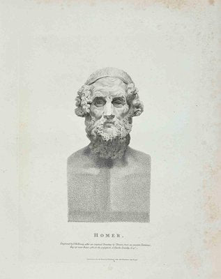 Thomas Holloway, Portrait of Homer, Etching, 1810-ZCI-1011234