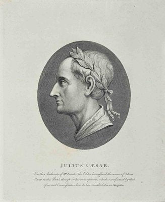 Thomas Holloway, Portrait of Julius Caesar, Etching, 1810-ZCI-1011235