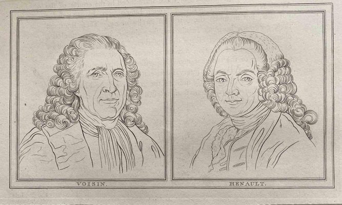 Thomas Holloway, Portrait of Voisin and Henault, Etching, 1810-ZCI-1016895