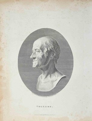 Thomas Holloway, Portrait of Voltaire, Original Etching, 1810-ZCI-1379296