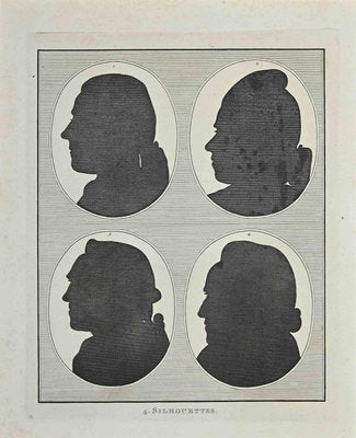 Thomas Holloway, Silhouettes, Original Etching, 1810-ZCI-1379293