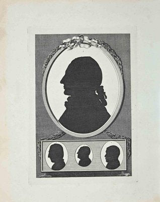 Thomas Holloway, Silhouettes, Original Etching, 1810-ZCI-1379302