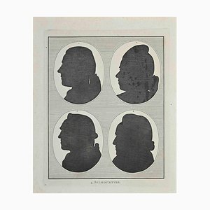 Thomas Holloway, Silhouettes, Original Etching, 1810-ZCI-1379293