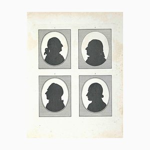 Thomas Holloway, Silhouettes, Original Etching, 1810-ZCI-1379290