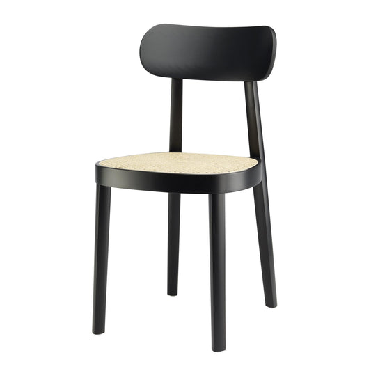 118 Dining Chair by Thonet #Black Stained Beech Wood