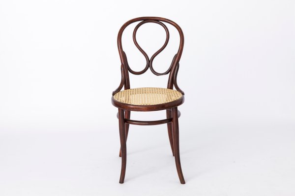 Thonet Vintage Chair No. 20 in Bentwood & Viennse Weaving, Austria, 1940s-DOM-2042115