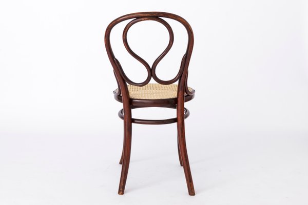 Thonet Vintage Chair No. 20 in Bentwood & Viennse Weaving, Austria, 1940s-DOM-2042115