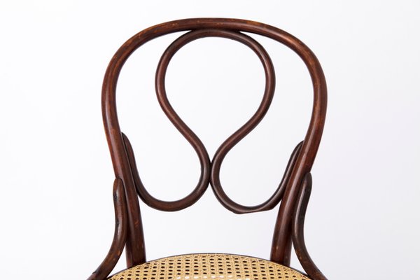 Thonet Vintage Chair No. 20 in Bentwood & Viennse Weaving, Austria, 1940s-DOM-2042115