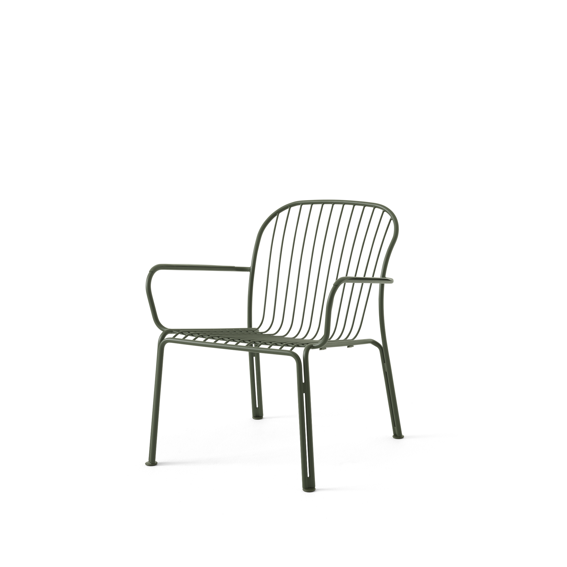 Thorvald SC101 Armchair With Armrest by &tradition #With Armrest Bronze Green