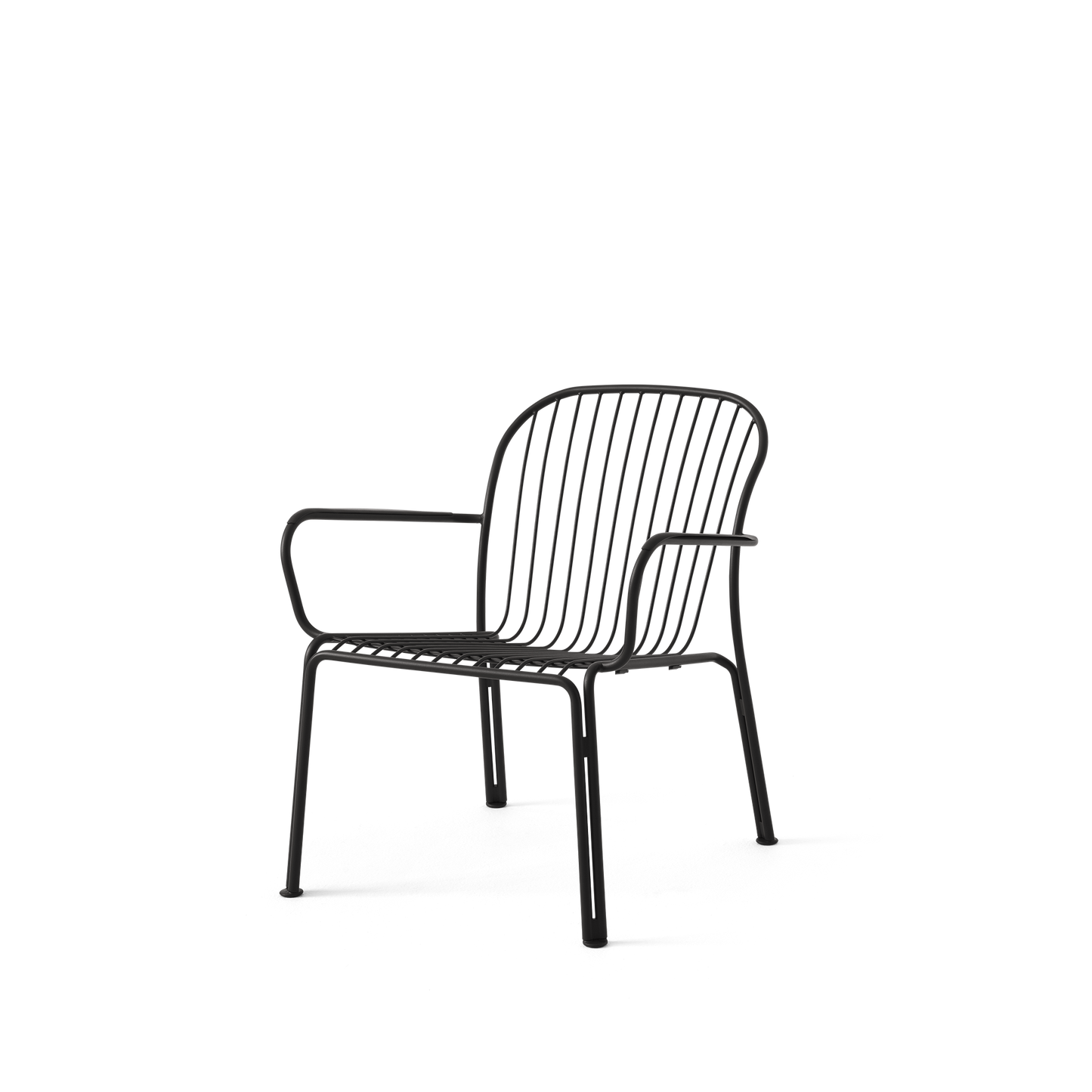 Thorvald SC101 Armchair With Armrest by &tradition #With Armrest Warm Black