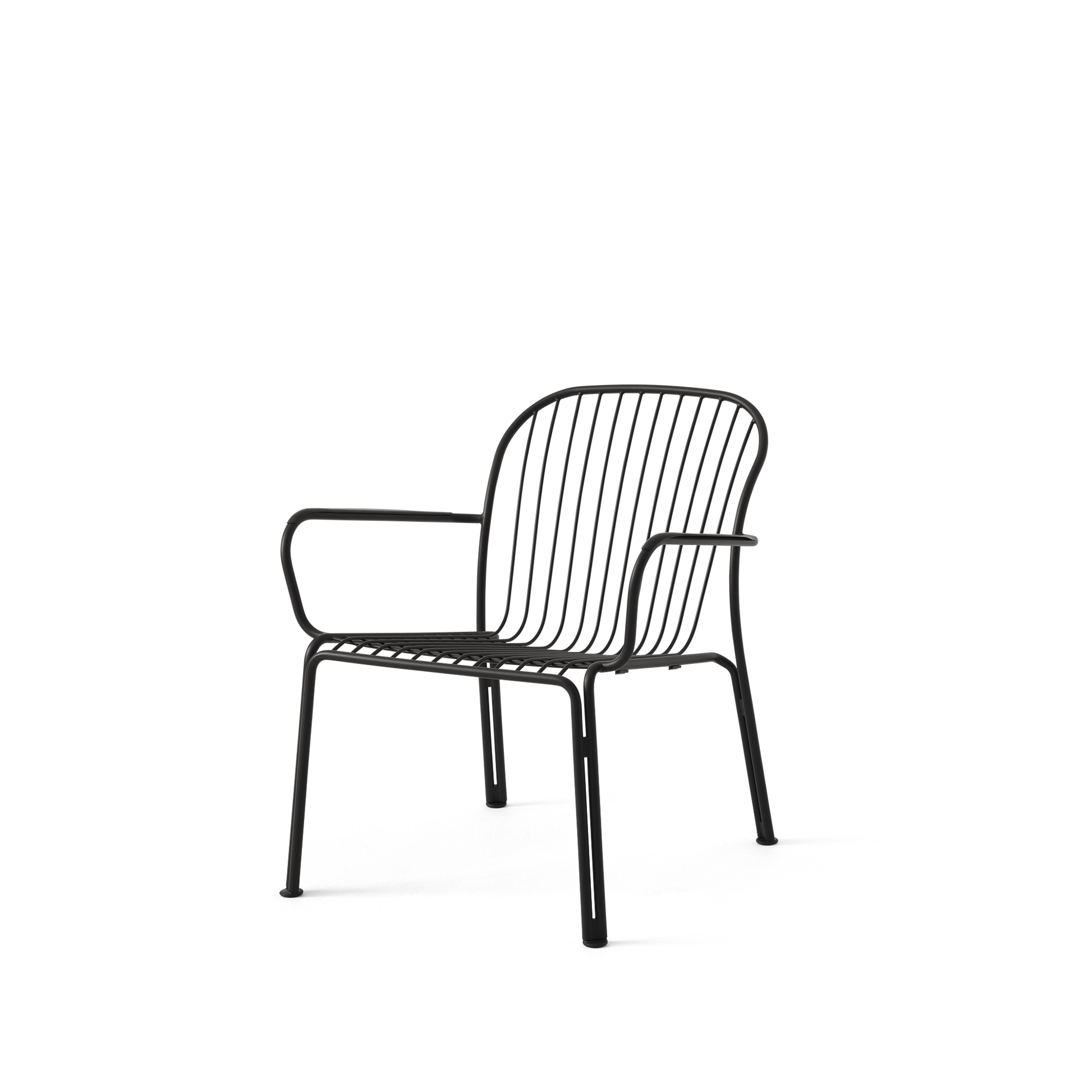 Thorvald SC101 Armchair With Armrest by &tradition #With Armrest Warm Black