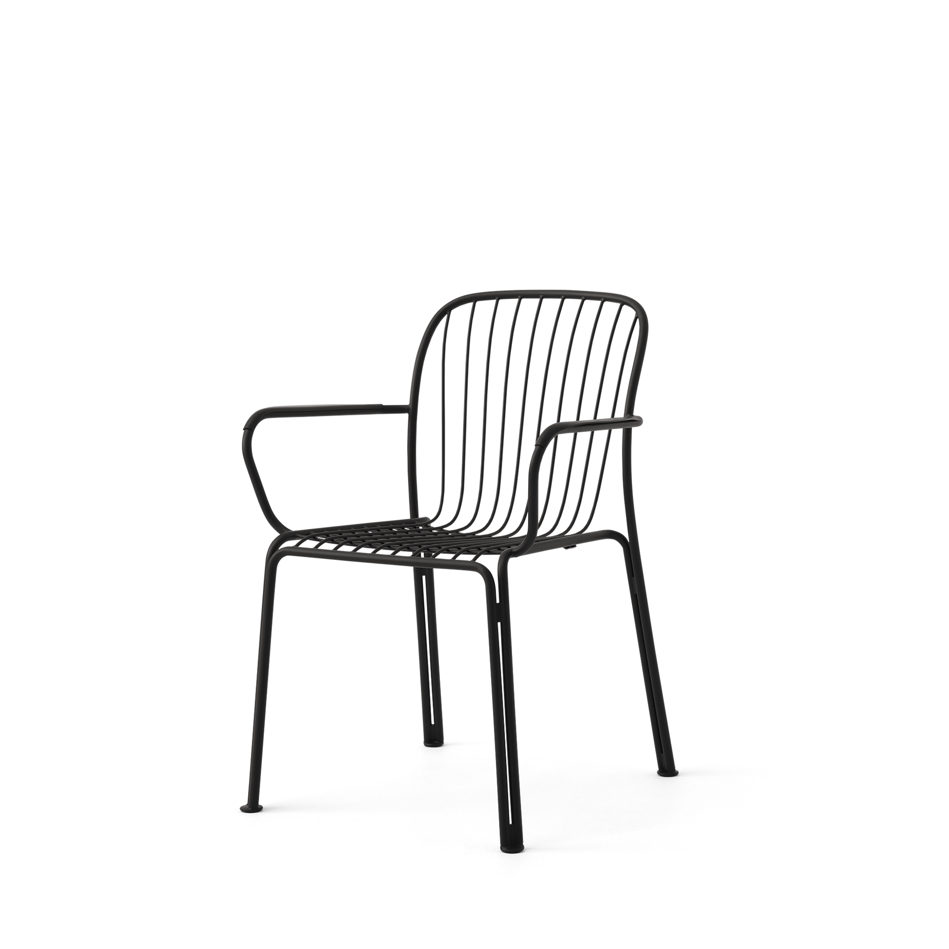Thorvald SC95 Dining Chair With Armrest by &tradition #Warm Black