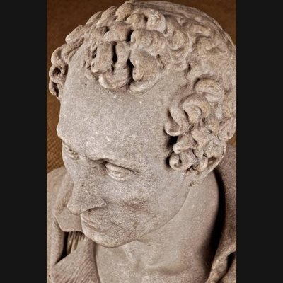 Thorwaldsen, Neoclassical Bust, 19th Century, Marble-FLW-1402301