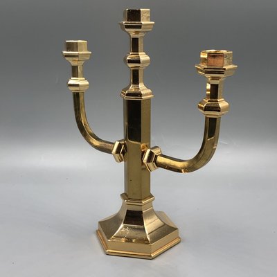 Three-Armed Candlestick by Fritz Nagel, 1950s-XOP-2027948