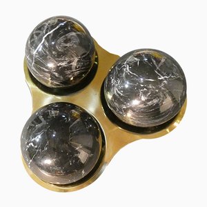 Three Balls Sculpture in Marquina Marble by Valenti and C. Milan, 1970s, Set of 4-ERB-857408