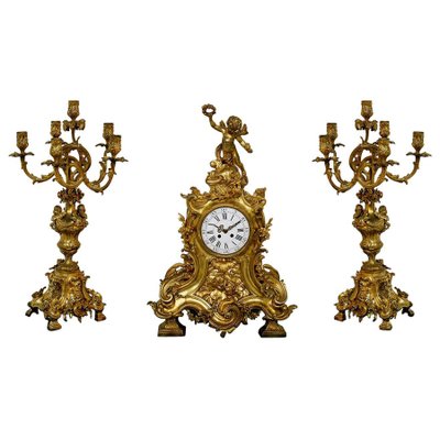 Three-Piece Clock by Samuel Marti, Set of 3-RCE-1100071