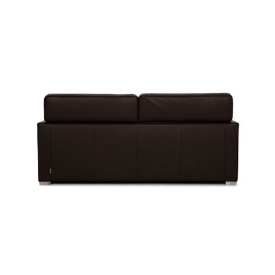 Three-Seater Francis Sofa in Dark Brown Leather from Brühl-RQW-1324200