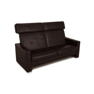 Three-Seater Francis Sofa in Dark Brown Leather from Brühl-RQW-1324200