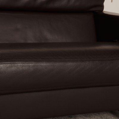 Three-Seater Francis Sofa in Dark Brown Leather from Brühl-RQW-1324200