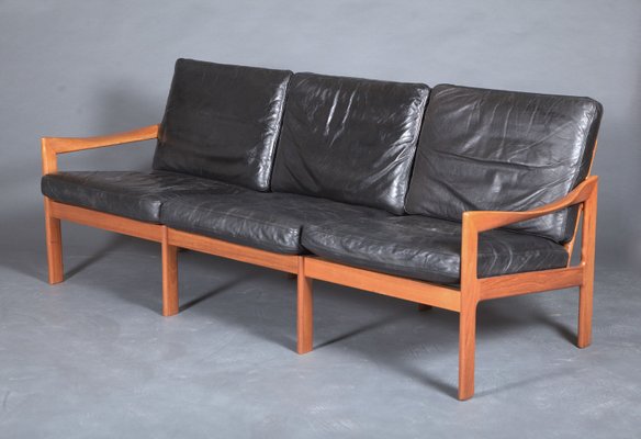 Three-Seater Sofa by Illum Wikkelsø for Niels Eilersen, 1960s-JIX-2023483