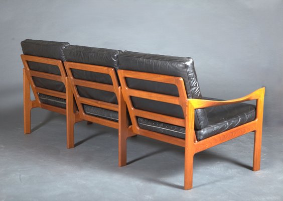 Three-Seater Sofa by Illum Wikkelsø for Niels Eilersen, 1960s-JIX-2023483