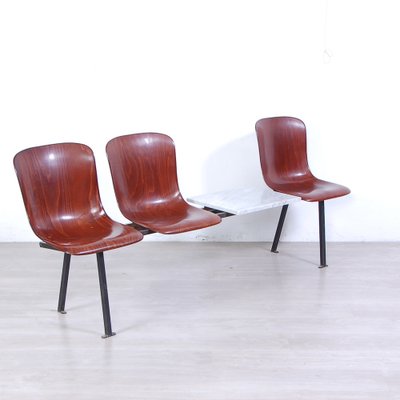 Three Seats with Marble Table Bench from Pagholz, 1960s-XSG-1760190