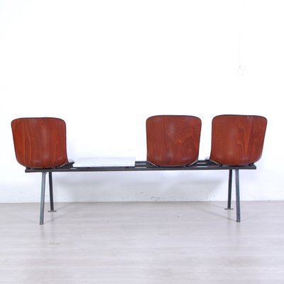 Three Seats with Marble Table Bench from Pagholz, 1960s-XSG-1760190