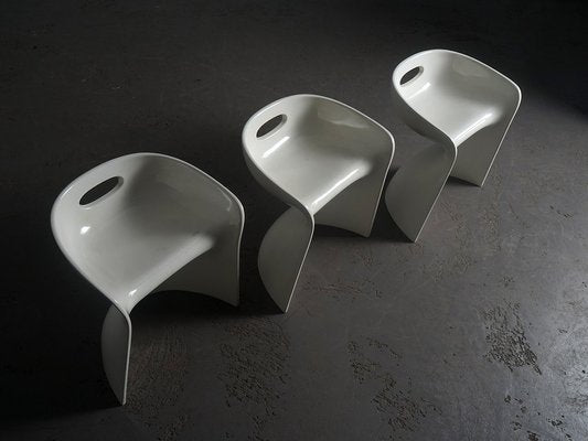 Three Top-Sit Chairs by Winfried Staeb for Reuter, 1970s, Set of 3-RPY-1797473