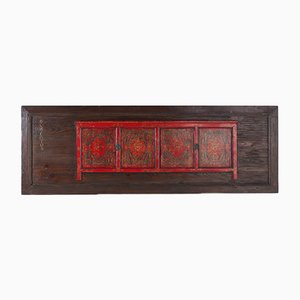 Tibetan Doors Blue Lotus Wall Decoration-KMC-953694