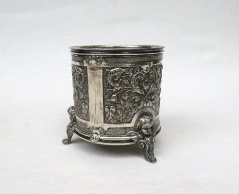 Tin Wine Bottle Stand by A. Reith, 1880s, Set of 2-EY-1065535