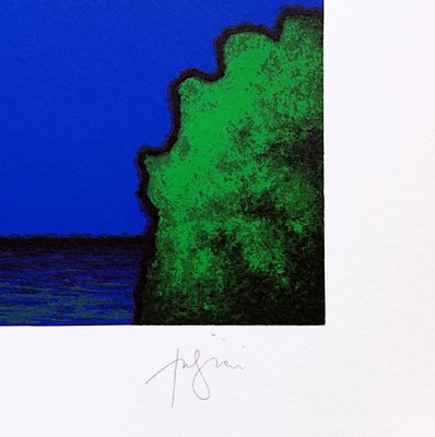 Tino Stefanoni, Faro e cespuglio, 1999, Serigraph-PLZ-883758