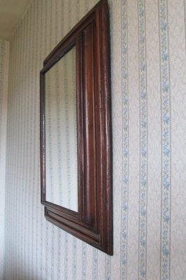 Tinted Natural Wood Mirror, 1980s-RDN-977902