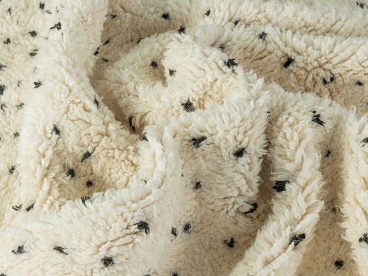 Tiny Dalmatian Berber Rug, 2010s-GPP-1394682