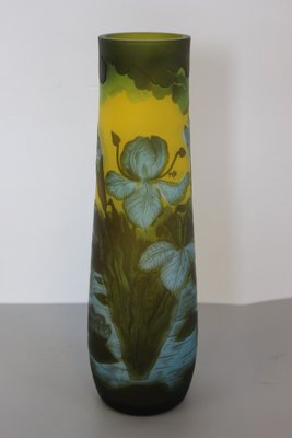 Tip Vase with Dragonfly and Frog by Gallé, 1980s-BCR-2043402