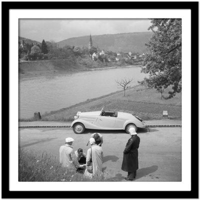 To Neckargemuend Mercedes Benz Car Near Heidelberg, Germany 1936, Printed 2021-DYV-990646