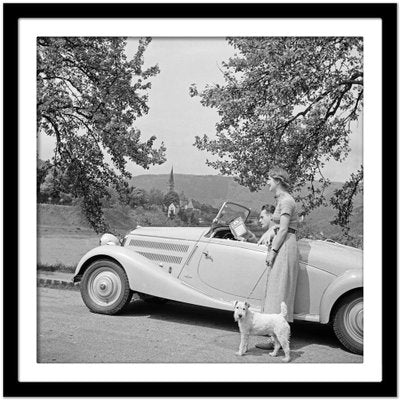 To Neckargemuend Mercedes Benz Car Near Heidelberg, Germany 1936, Printed 2021-DYV-990653